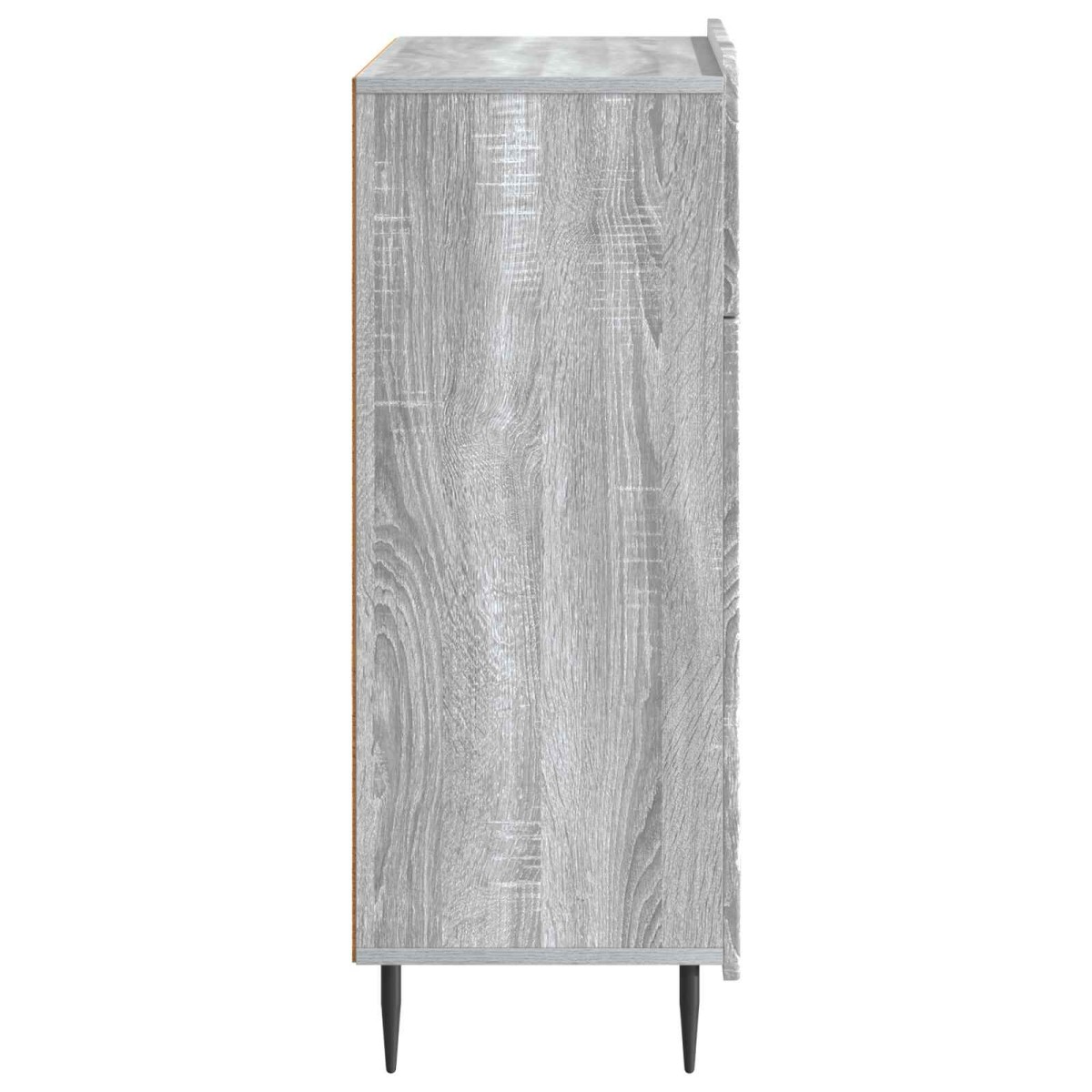 vidaXL Πλαϊνό γραφείο με συρτάρι Γκρι Sonoma 66 x 34,5 x 92 εκ.