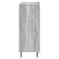 vidaXL Πλαϊνό γραφείο με συρτάρι Γκρι Sonoma 66 x 34,5 x 92 εκ.