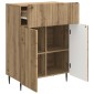vidaXL Πλαϊνό γραφείο Artisan Δρυς 66 x 34,5 x 92 εκ.