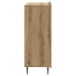 vidaXL Πλαϊνό γραφείο Artisan Δρυς 66 x 34,5 x 92 εκ.