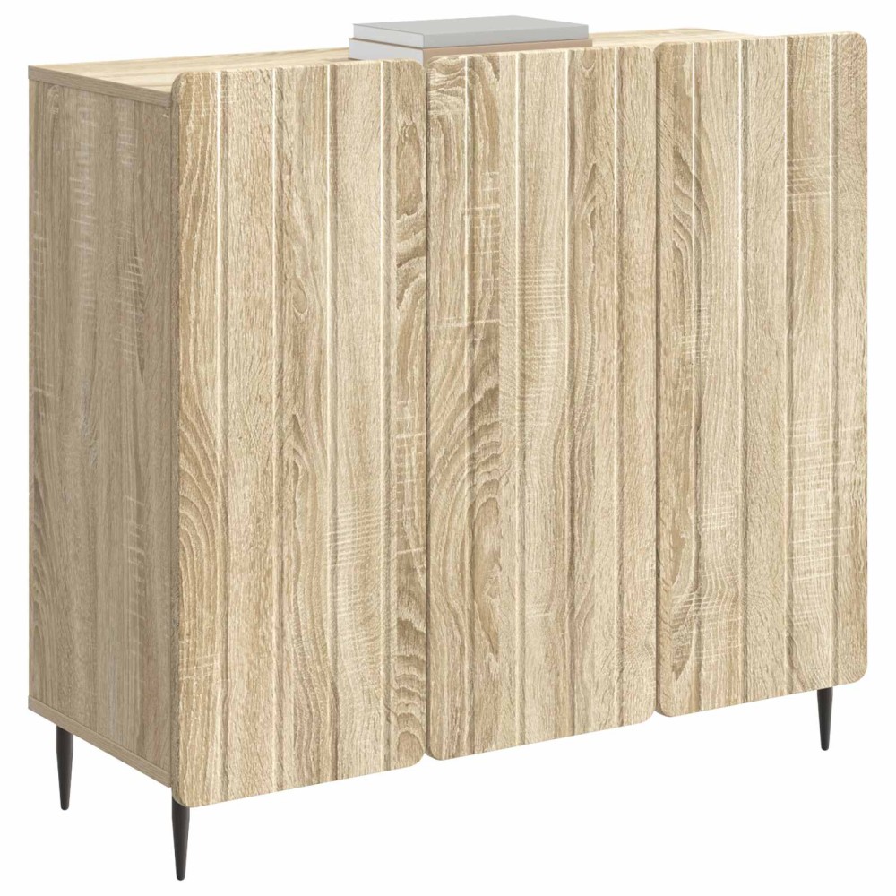vidaXL Πλαϊνό γραφείο Sonoma Δρυς 89 x 34,5 x 82 εκ.