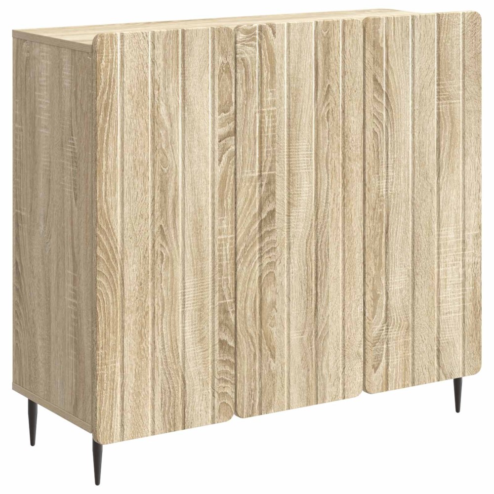 vidaXL Πλαϊνό γραφείο Sonoma Δρυς 89 x 34,5 x 82 εκ.