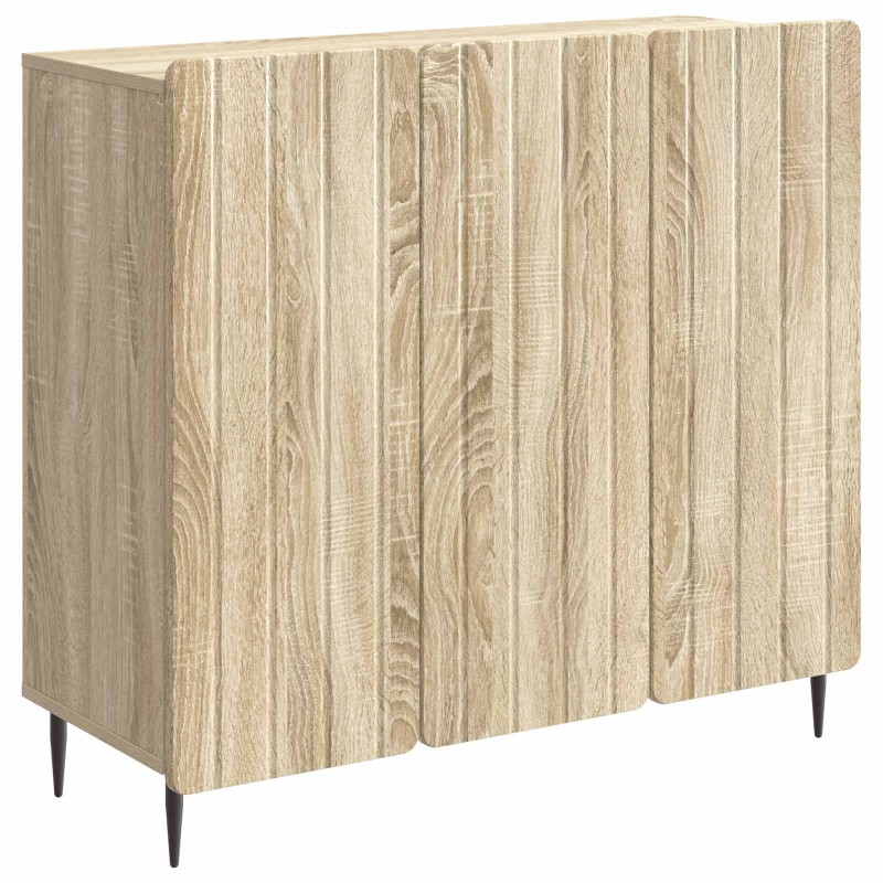 vidaXL Πλαϊνό γραφείο Sonoma Δρυς 89 x 34,5 x 82 εκ.