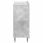 vidaXL Πλαϊνό γραφείο Γκρι Σκυροδέματος 89 x 34,5 x 82 εκ.