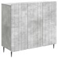 vidaXL Πλαϊνό γραφείο Γκρι Σκυροδέματος 89 x 34,5 x 82 εκ.