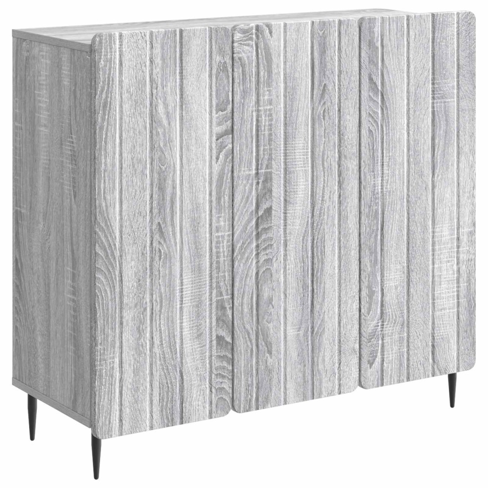 vidaXL Πλαϊνό γραφείο Γκρι Sonoma 89 x 34,5 x 82 εκ.