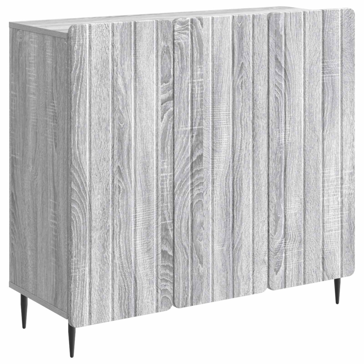 vidaXL Πλαϊνό γραφείο Γκρι Sonoma 89 x 34,5 x 82 εκ.