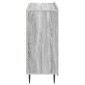 vidaXL Πλαϊνό γραφείο Γκρι Sonoma 89 x 34,5 x 82 εκ.