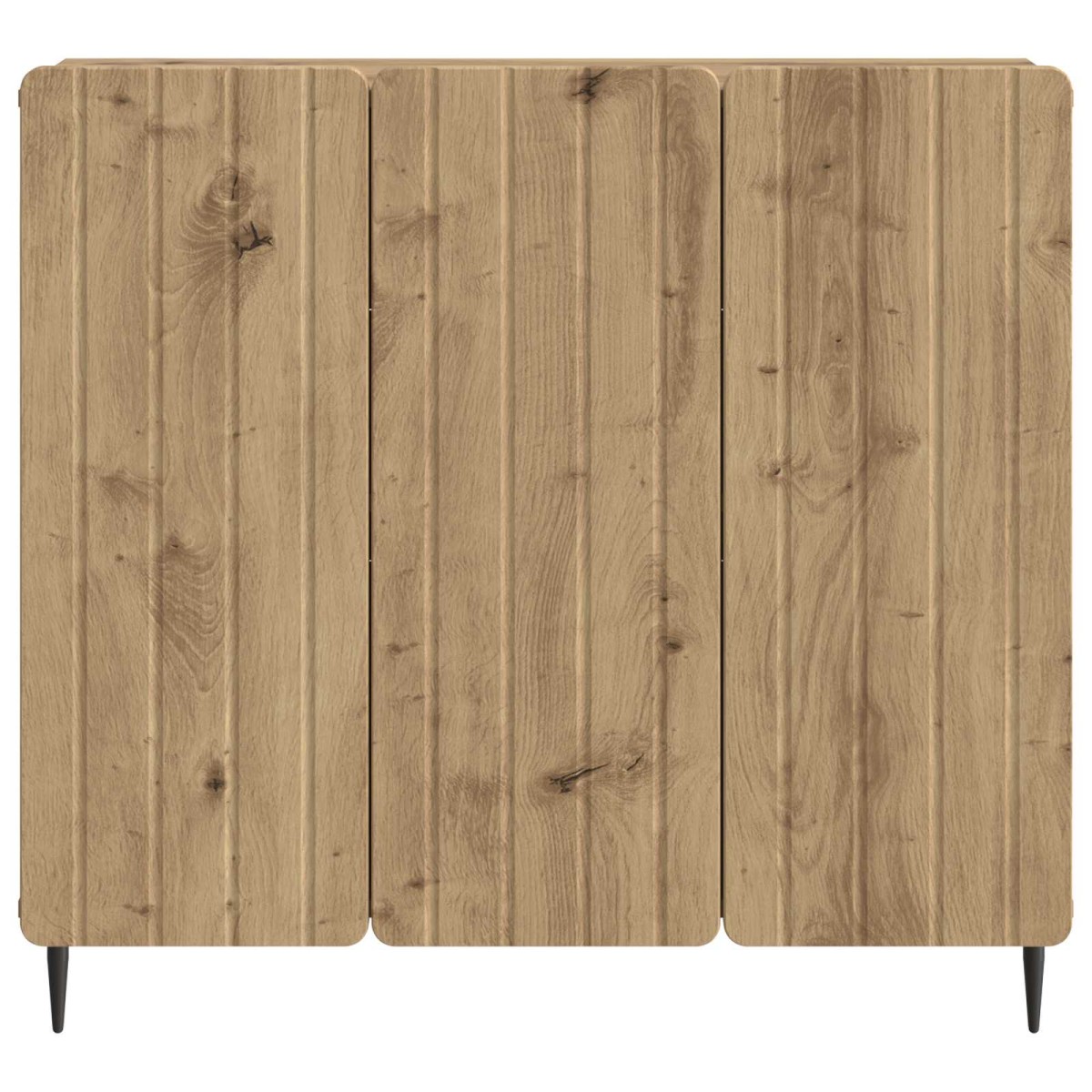 vidaXL Πλαϊνό γραφείο Artisan Δρυς 89 x 34,5 x 82 εκ.