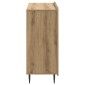 vidaXL Πλαϊνό γραφείο Artisan Δρυς 89 x 34,5 x 82 εκ.