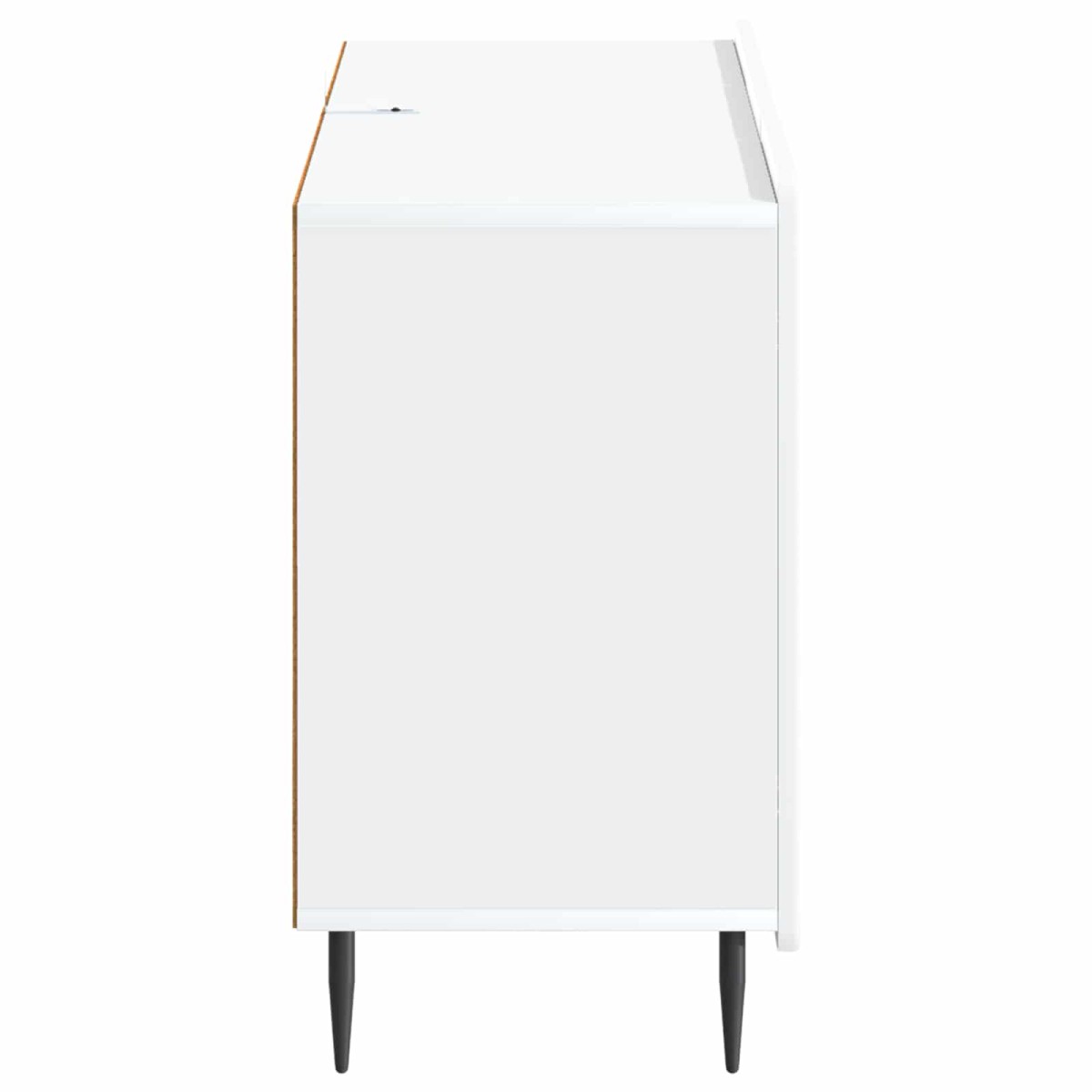 vidaXL Πλαϊνό γραφείο Λευκό 89 x 34,5 x 62 εκ. Επεξεργασμένο Ξύλο
