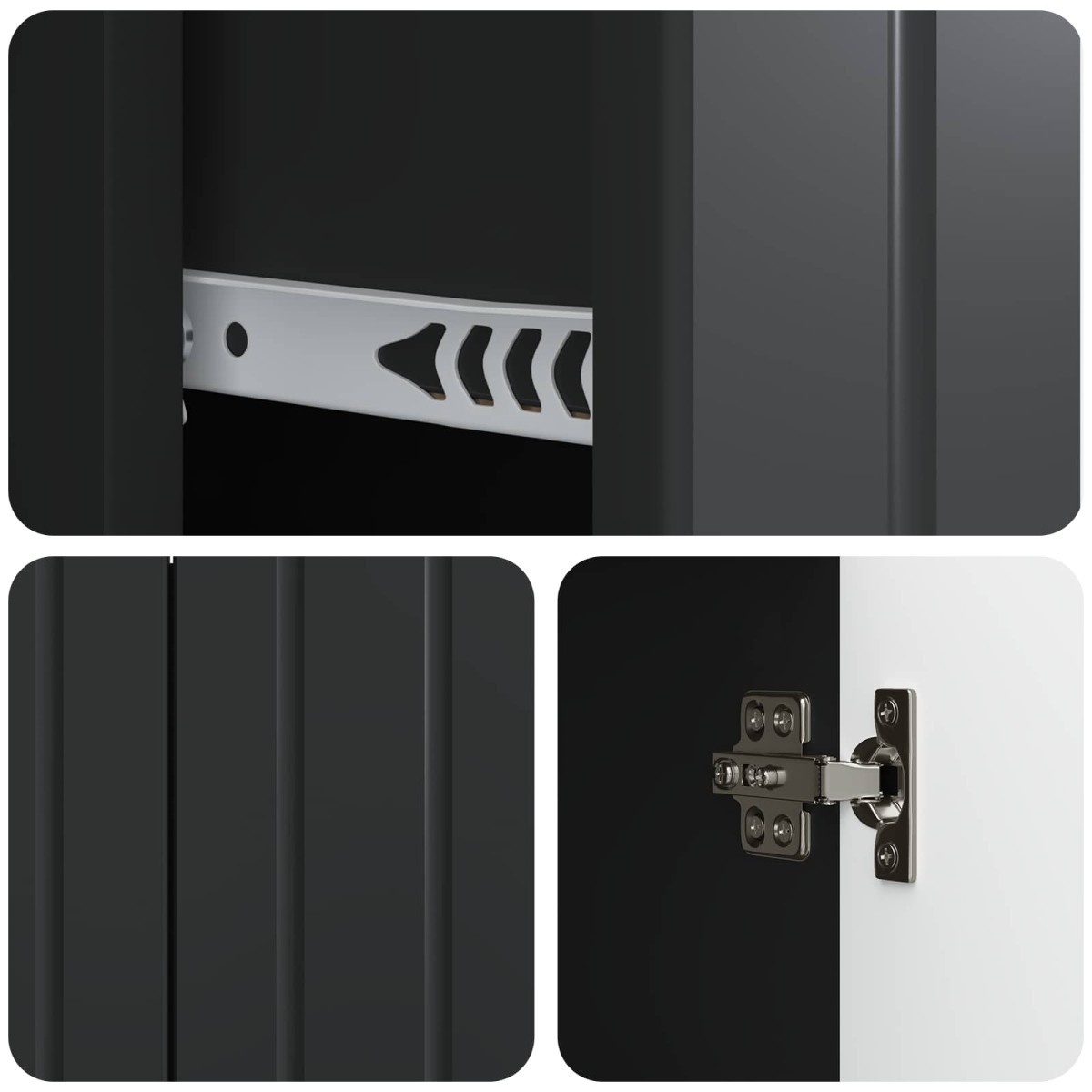 vidaXL Πλαϊνό γραφείο Μαύρο 89 x 34,5 x 62 εκ. Επεξεργασμένο Ξύλο
