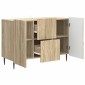 vidaXL Πλαϊνό γραφείο με συρτάρι Sonoma Δρυς 89 x 34,5 x 62 εκ.