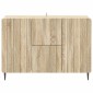 vidaXL Πλαϊνό γραφείο με συρτάρι Sonoma Δρυς 89 x 34,5 x 62 εκ.