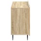 vidaXL Πλαϊνό γραφείο με συρτάρι Sonoma Δρυς 89 x 34,5 x 62 εκ.