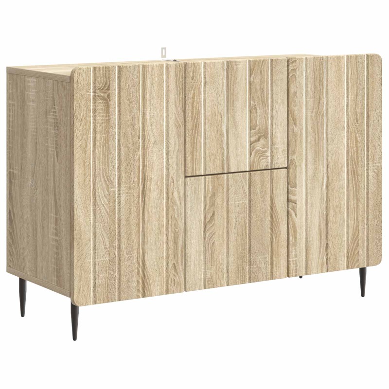 vidaXL Πλαϊνό γραφείο με συρτάρι Sonoma Δρυς 89 x 34,5 x 62 εκ.