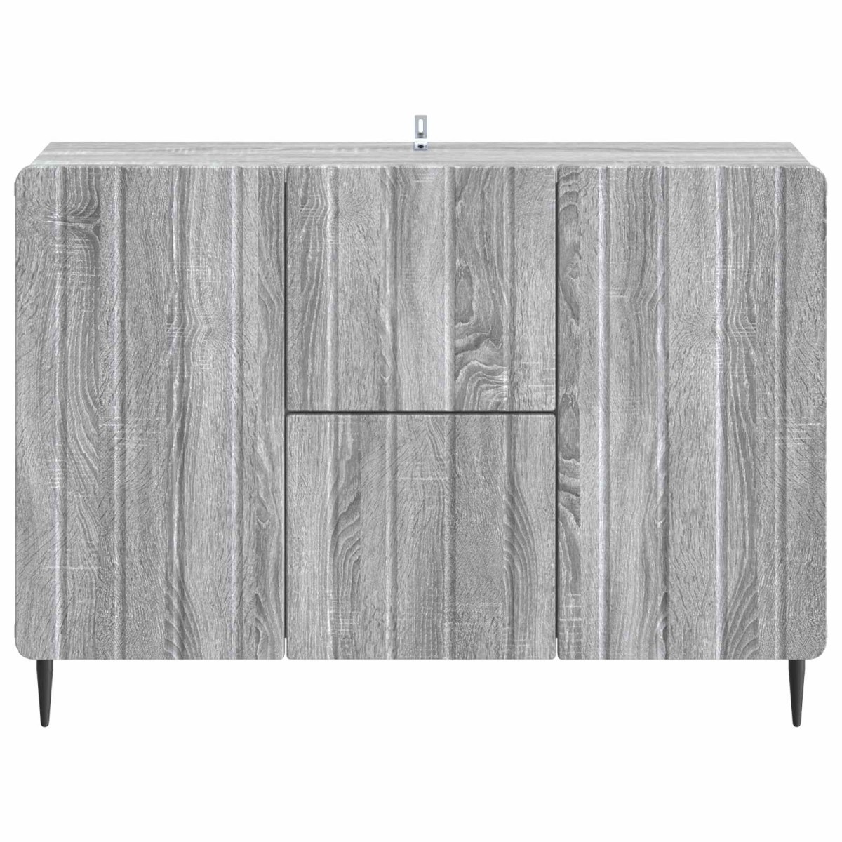 vidaXL Πλαϊνό γραφείο με συρτάρι Γκρι Sonoma 89 x 34,5 x 62 εκ.