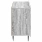 vidaXL Πλαϊνό γραφείο με συρτάρι Γκρι Sonoma 89 x 34,5 x 62 εκ.