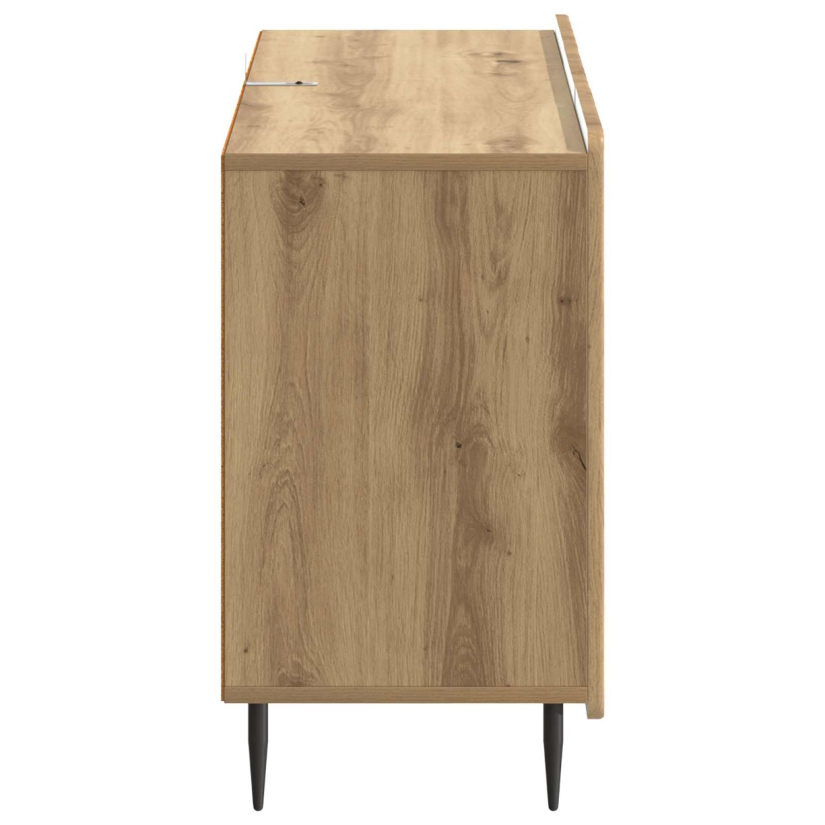 vidaXL Πλαϊνό γραφείο Artisan Δρυς 89 x 34,5 x 62 εκ.