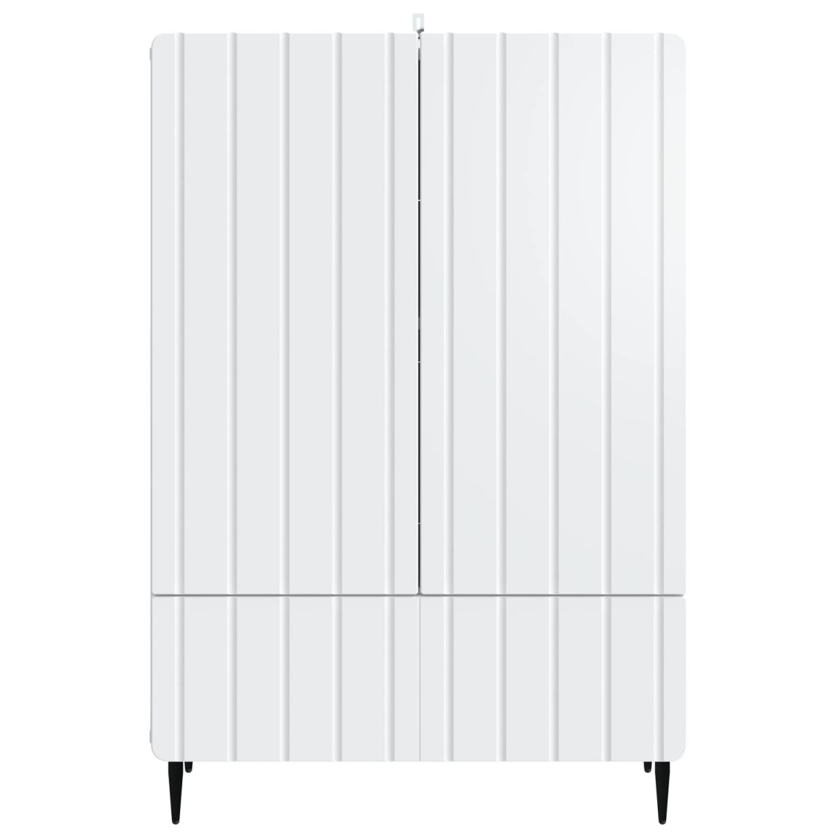vidaXL Πλαϊνό γραφείο Λευκό 66 x 34,5 x 97 εκ. Επεξεργασμένο Ξύλο