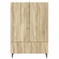 vidaXL Πλαϊνό γραφείο με συρτάρι Sonoma Δρυς 66 x 34,5 x 97 εκ.