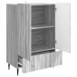 vidaXL Πλαϊνό γραφείο με συρτάρι Γκρι Sonoma 66 x 34,5 x 97 εκ.
