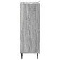 vidaXL Πλαϊνό γραφείο με συρτάρι Γκρι Sonoma 66 x 34,5 x 97 εκ.