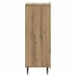 vidaXL Πλαϊνό γραφείο Artisan Δρυς 66 x 34,5 x 97 εκ.