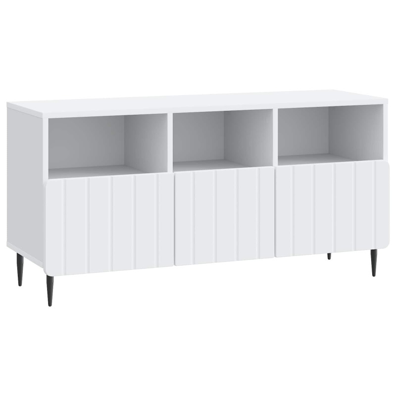 vidaXL Ντουλάπι TV Λευκό 102 x 34,5 x 50 εκ. Επεξεργασμένο Ξύλο