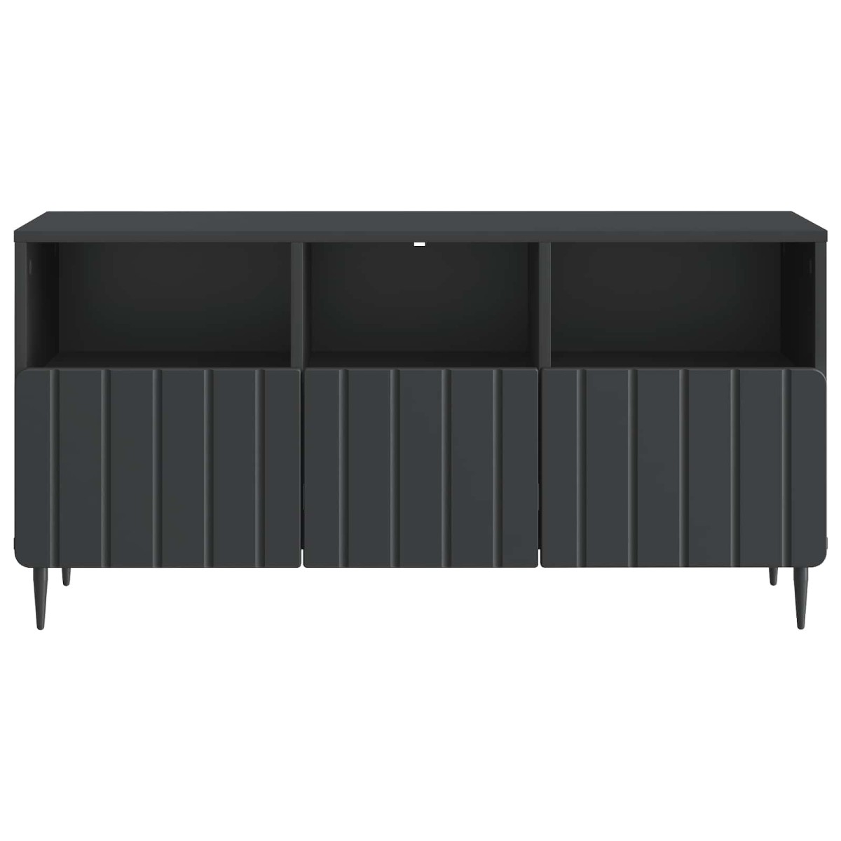 vidaXL Ντουλάπι TV Μαύρο 102 x 34,5 x 50 εκ. Επεξεργασμένο Ξύλο