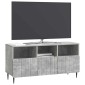 vidaXL Ντουλάπι TV με συρτάρι Γκρι Σκυροδέματος 102 x 34,5 x 50 εκ.