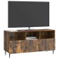 vidaXL Ντουλάπι TV Καπνισμένο Ξύλο Δρυός 102 x 34,5 x 50 εκ.