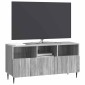 vidaXL Ντουλάπι TV Γκρι Sonoma 102 x 34,5 x 50 εκ. Επεξεργασμένο Ξύλο
