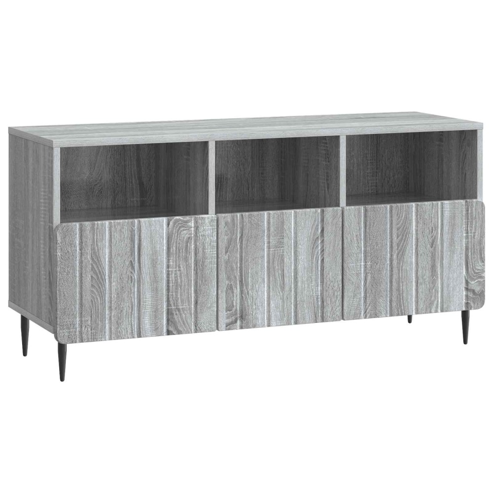 vidaXL Ντουλάπι TV Γκρι Sonoma 102 x 34,5 x 50 εκ. Επεξεργασμένο Ξύλο