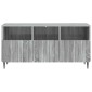 vidaXL Ντουλάπι TV Γκρι Sonoma 102 x 34,5 x 50 εκ. Επεξεργασμένο Ξύλο