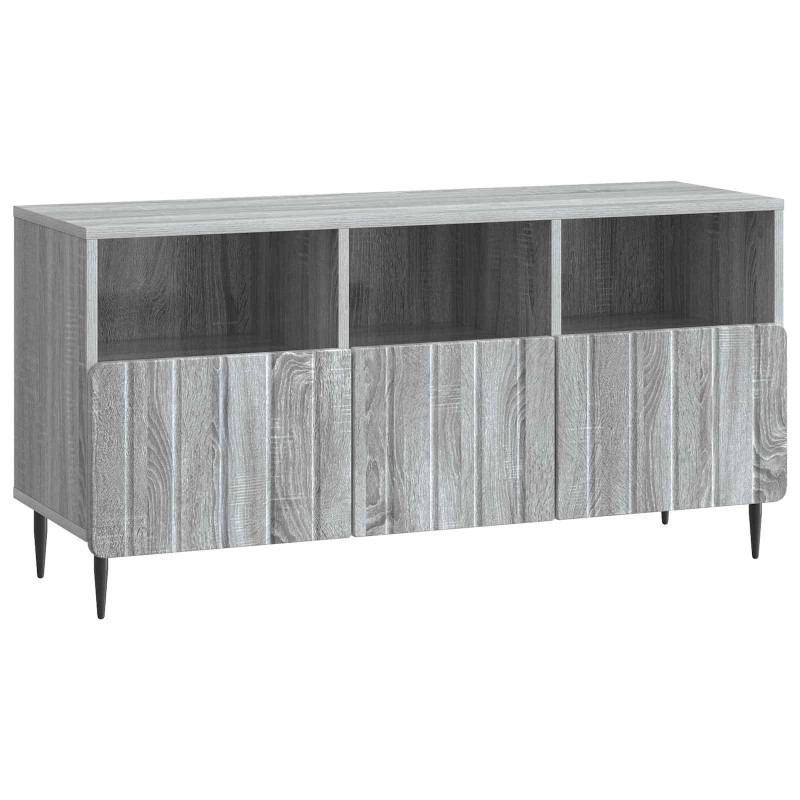vidaXL Ντουλάπι TV Γκρι Sonoma 102 x 34,5 x 50 εκ. Επεξεργασμένο Ξύλο