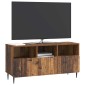 vidaXL Ντουλάπι TV με συρτάρι Παλαιωμένο ξύλο 102 x 34,5 x 50 εκ.