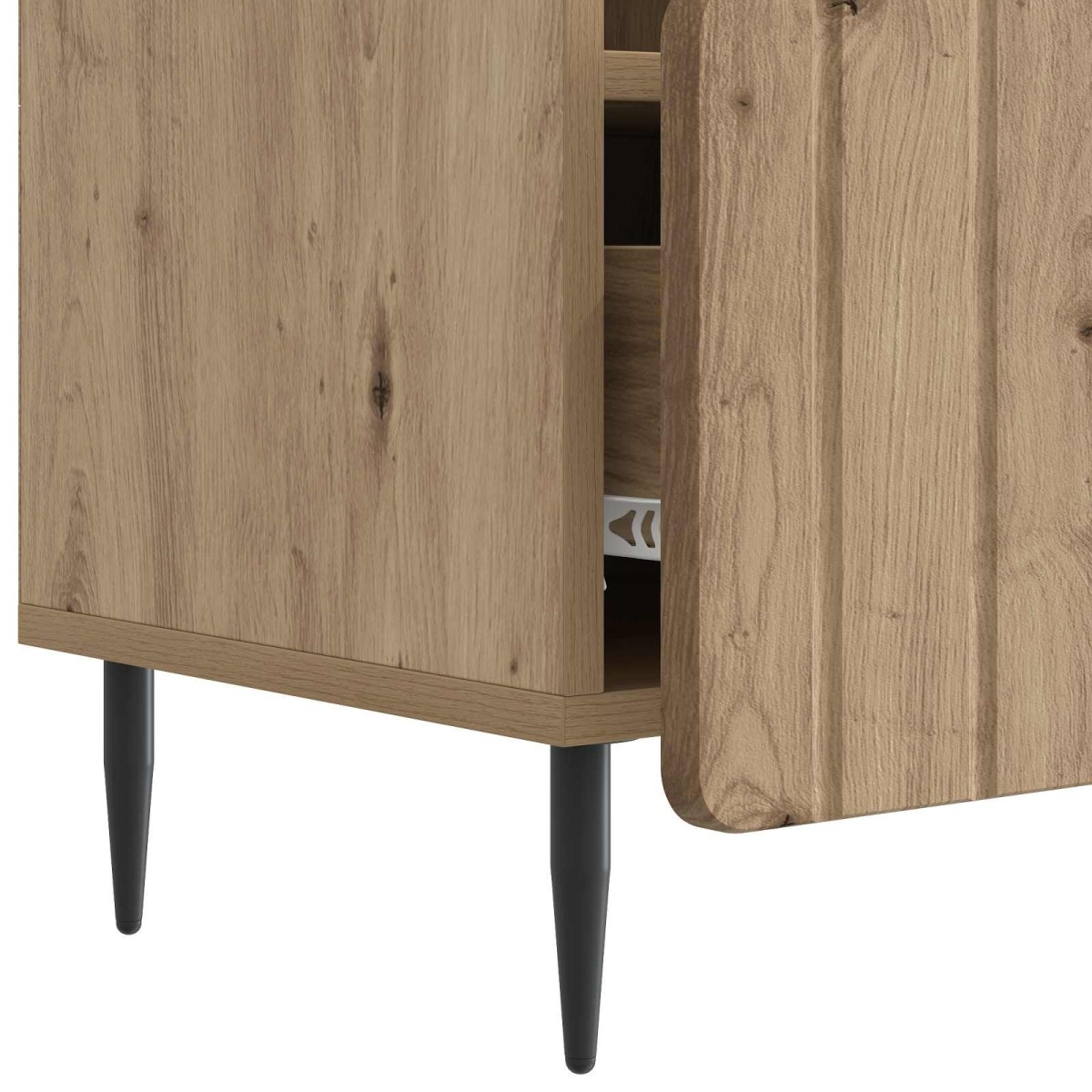 vidaXL Ντουλάπι TV 102 x 34,5 x 50 εκ. Artisan Δρυς Επεξεργασμένο Ξύλο