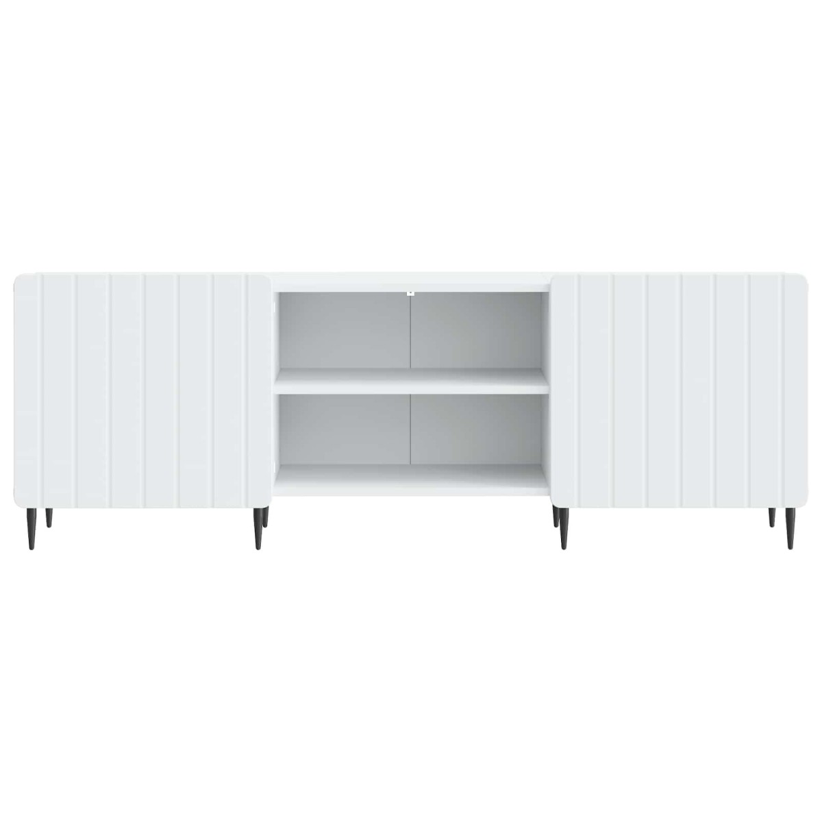 vidaXL Ντουλάπι TV Λευκό 150 x 31 x 52 εκ. Επεξεργασμένο Ξύλο