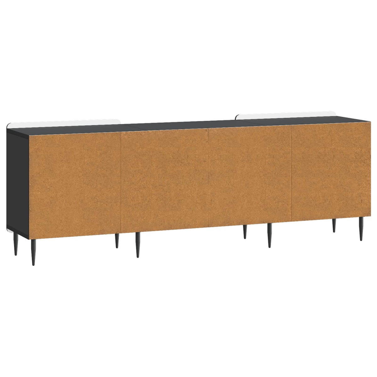 vidaXL Ντουλάπι TV Μαύρο 150 x 31 x 52 εκ. Επεξεργασμένο Ξύλο