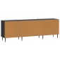 vidaXL Ντουλάπι TV Μαύρο 150 x 31 x 52 εκ. Επεξεργασμένο Ξύλο