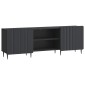 vidaXL Ντουλάπι TV Μαύρο 150 x 31 x 52 εκ. Επεξεργασμένο Ξύλο