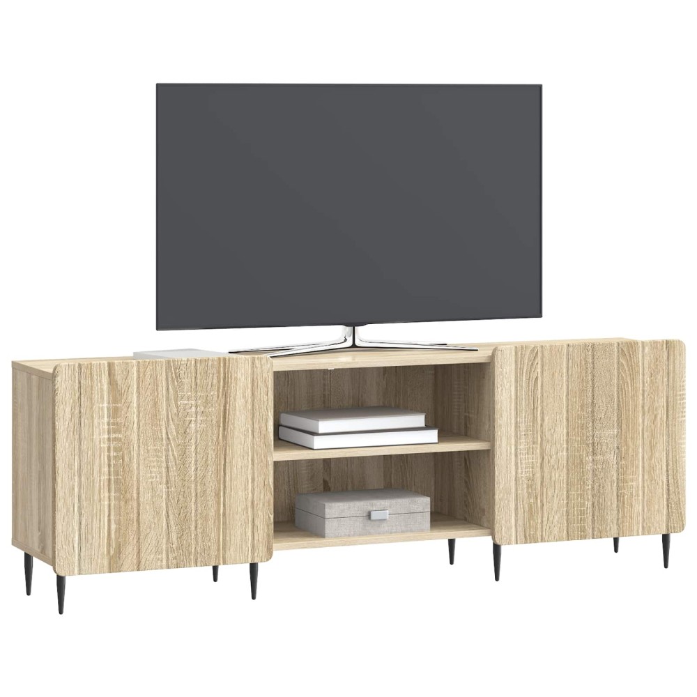 vidaXL Ντουλάπι TV Sonoma Δρυς 150 x 31 x 52 εκ. Επεξεργασμένο Ξύλο