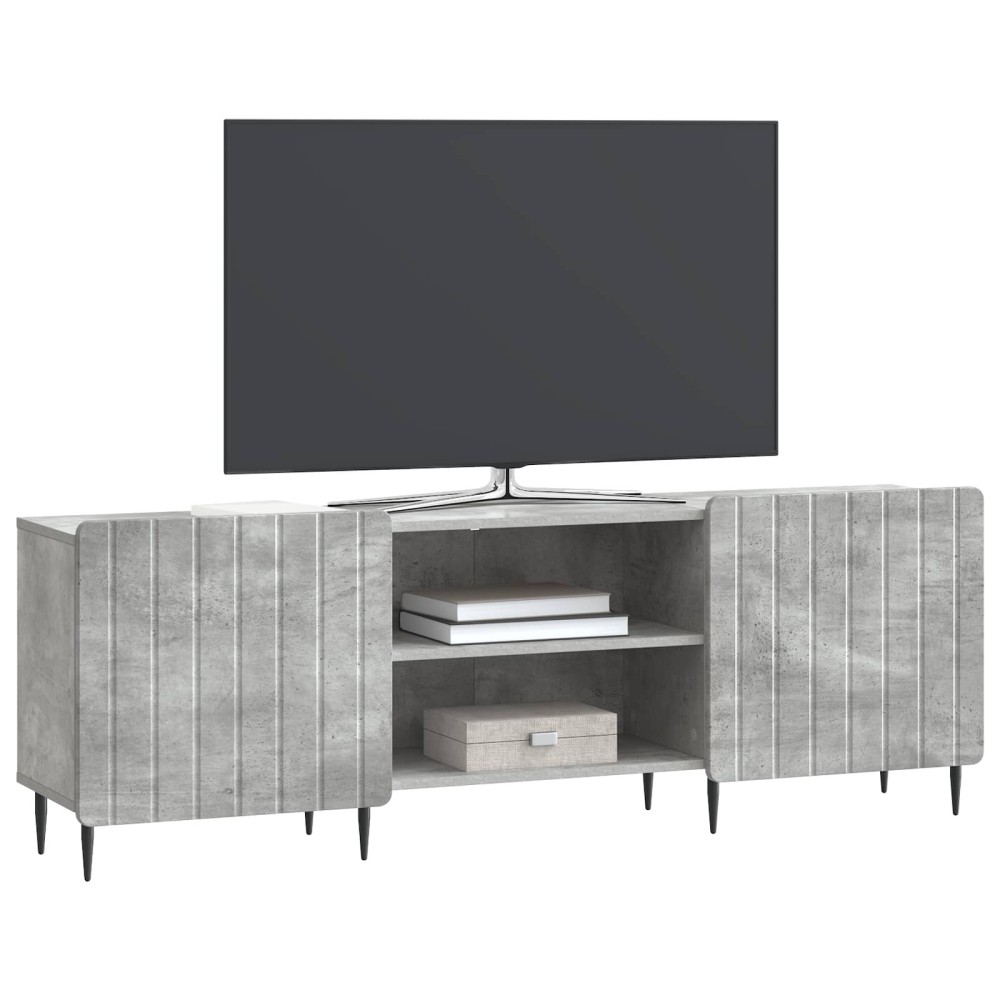 vidaXL Ντουλάπι TV Γκρι Σκυροδέματος 150 x 31 x 52 εκ.