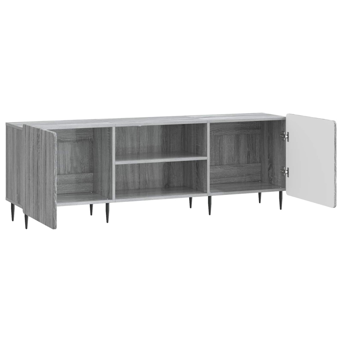 vidaXL Ντουλάπι TV Γκρι Sonoma 150 x 31 x 52 εκ. Επεξεργασμένο Ξύλο