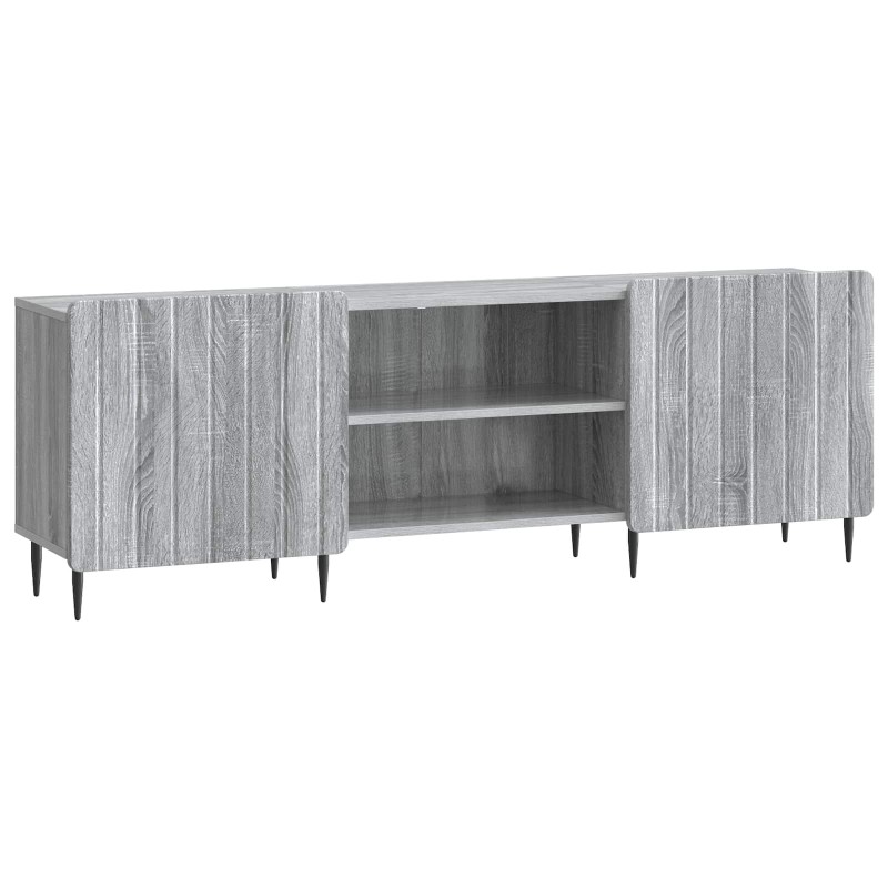 vidaXL Ντουλάπι TV Γκρι Sonoma 150 x 31 x 52 εκ. Επεξεργασμένο Ξύλο