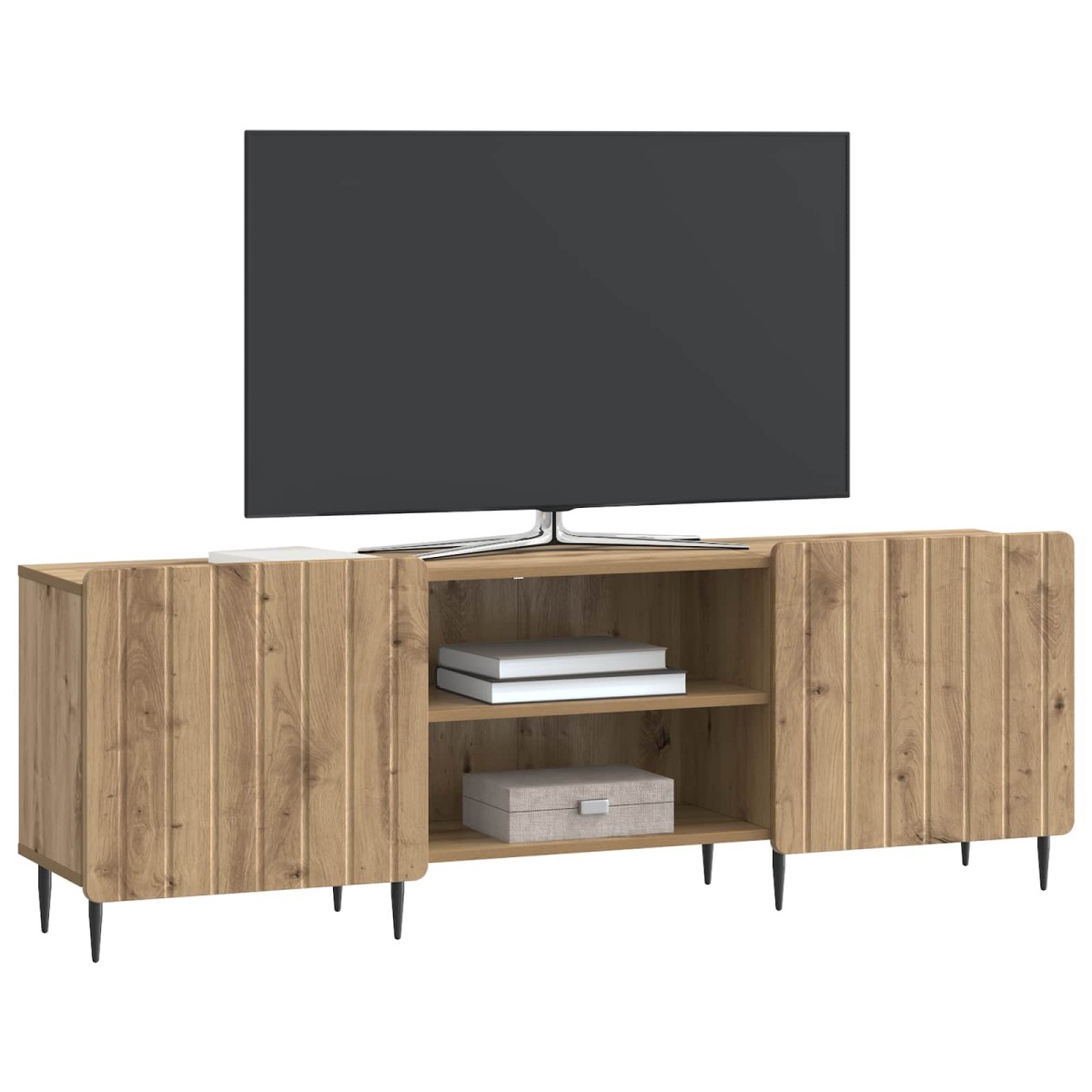 vidaXL Ντουλάπι TV 150 x 31 x 52 εκ. Artisan Δρυς Επεξεργασμένο Ξύλο