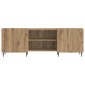 vidaXL Ντουλάπι TV 150 x 31 x 52 εκ. Artisan Δρυς Επεξεργασμένο Ξύλο
