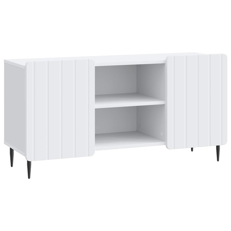 vidaXL Ντουλάπι TV Λευκό 102 x 34,5 x 52 εκ Επεξεργασμένο Ξύλο