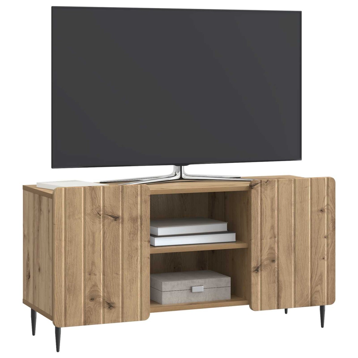 vidaXL Ντουλάπι TV 102 x 34,5 x 52 εκ Artisan Δρυς Επεξεργασμένο Ξύλο